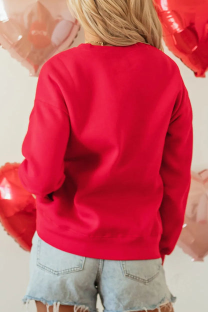 Margaux "XOXO" Graphic Sweatshirt – Valentine's Edition - Be Juliet