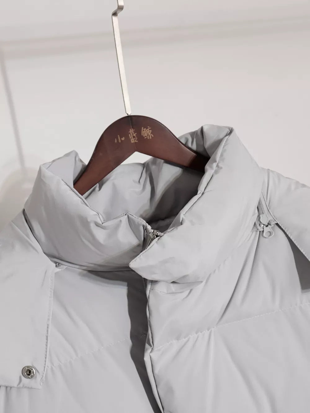 Pocketed Zip Up Hooded Puffer Jacket - Be Juliet