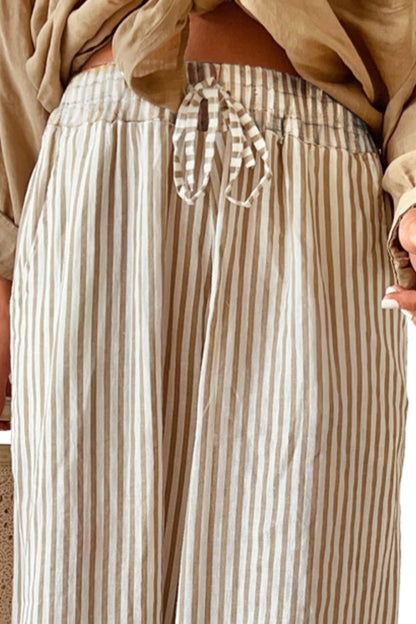 Sophie Striped Wide Leg Pants - Be Juliet