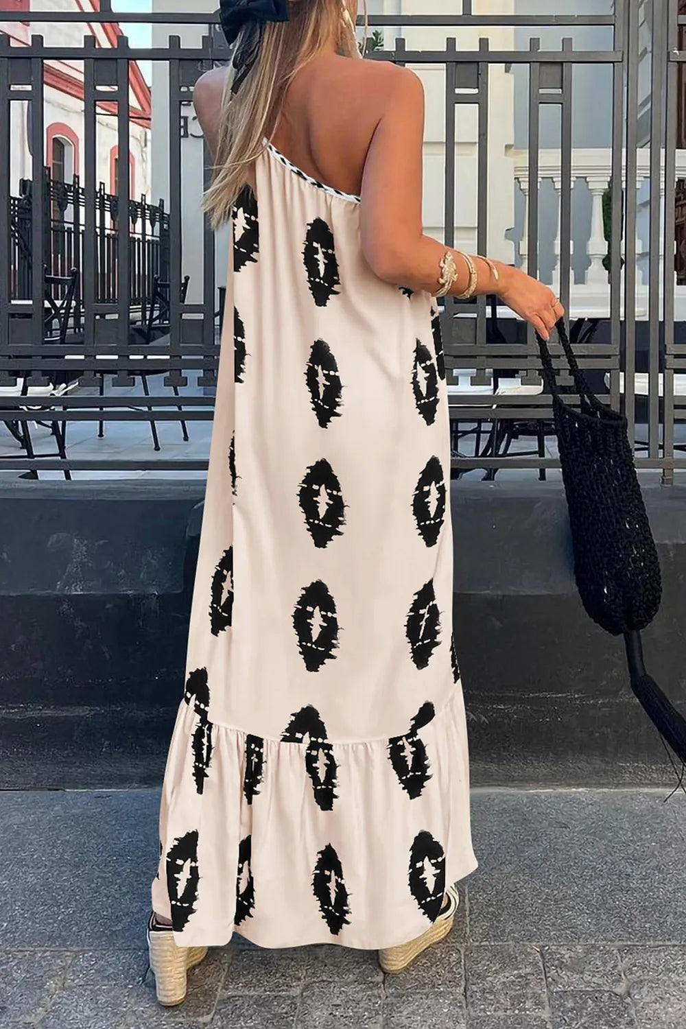Isla One-Shoulder Printed Maxi Dress - Be Juliet