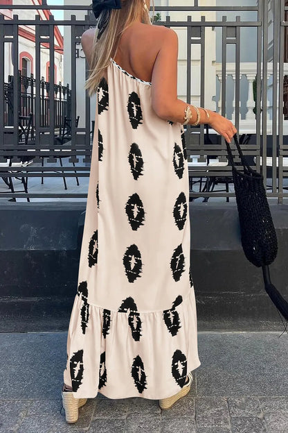 Isla One-Shoulder Printed Maxi Dress - Be Juliet