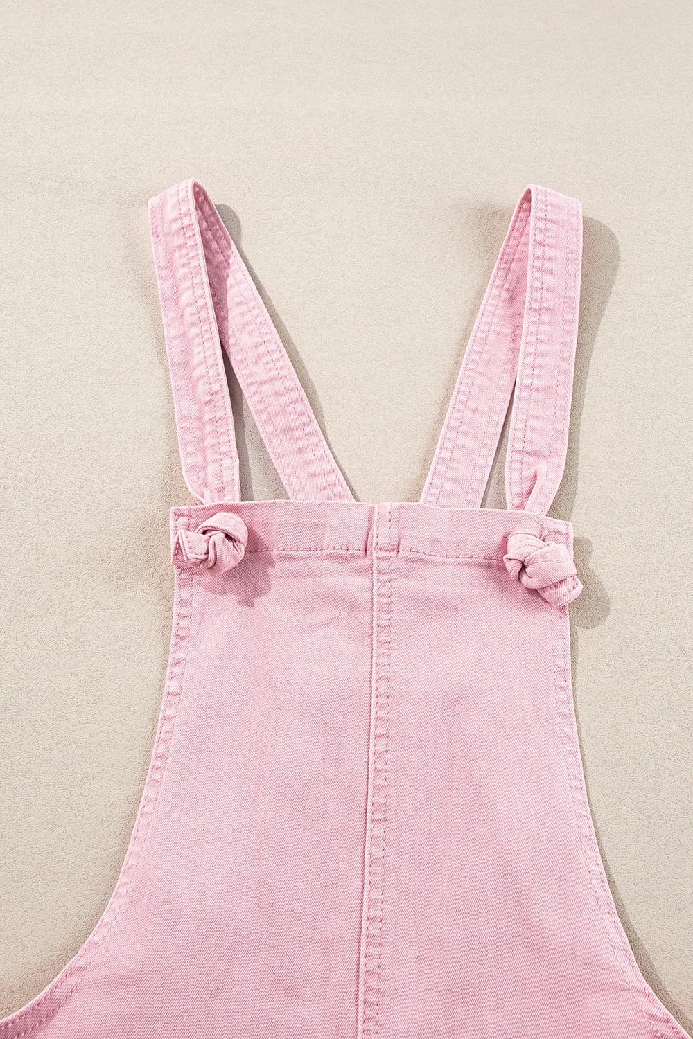 Dani Knot-Strap Denim Overalls - Be Juliet