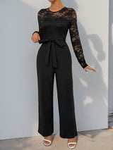 Steffi Lace Long Sleeve Jumpsuit