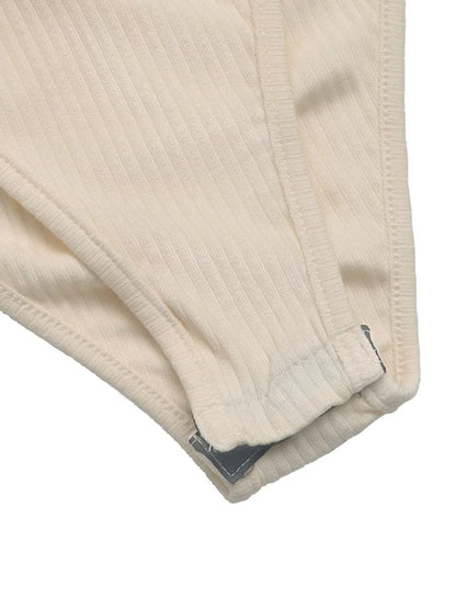Perfee Button Detail Long Sleeve Bodysuit - Be Juliet