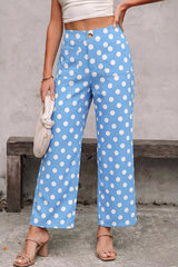 Vivienne Polka Dot Wide Leg Pants - Be Juliet