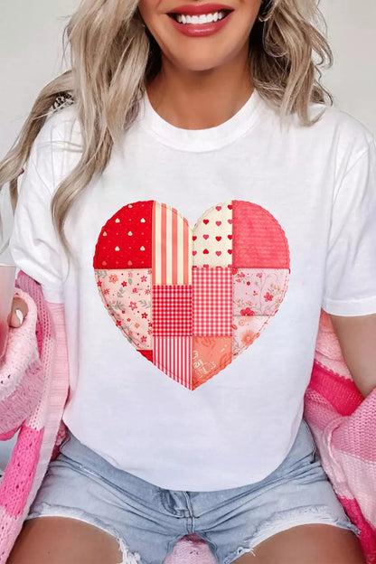 Romy Patchwork Heart Tee - Be Juliet