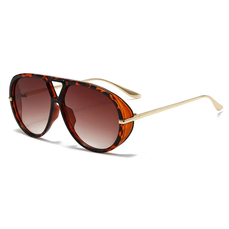 Aviator Fashion Sunglasses with Yellow Tinted Lenses - Be Juliet