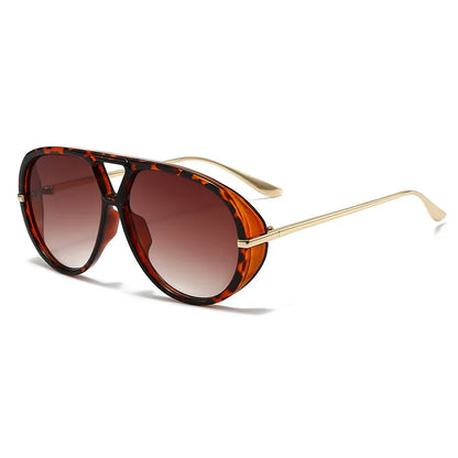 Aviator Fashion Sunglasses with Yellow Tinted Lenses - Be Juliet