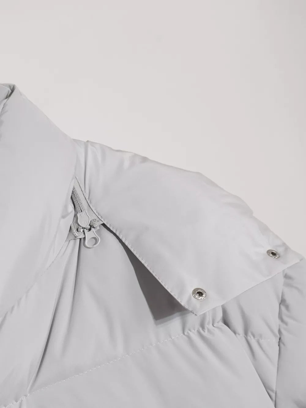 Pocketed Zip Up Hooded Puffer Jacket - Be Juliet