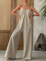 Sleeveless Wide Leg Jumpsuit - Be Juliet