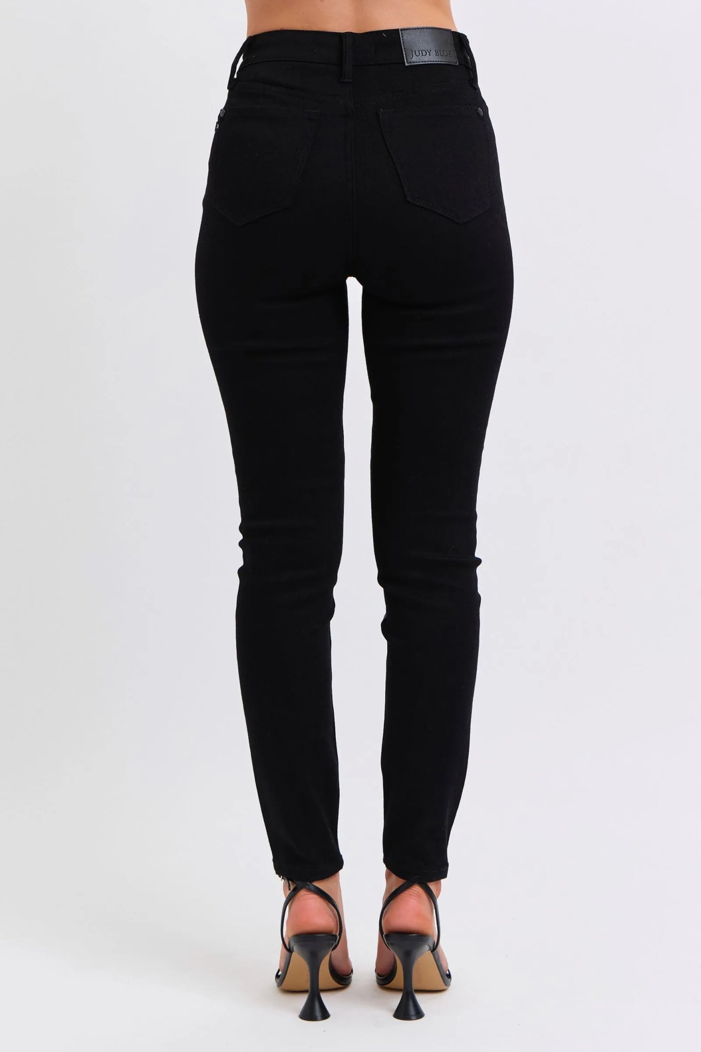 Judy Blue High-Waist Faux Leather Skinny Pants – Plus Size - Be Juliet