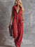 Be Juliet The Capuche Zip-Front Jumpsuit red, full front view, deep zip-front with hood, sleeveless