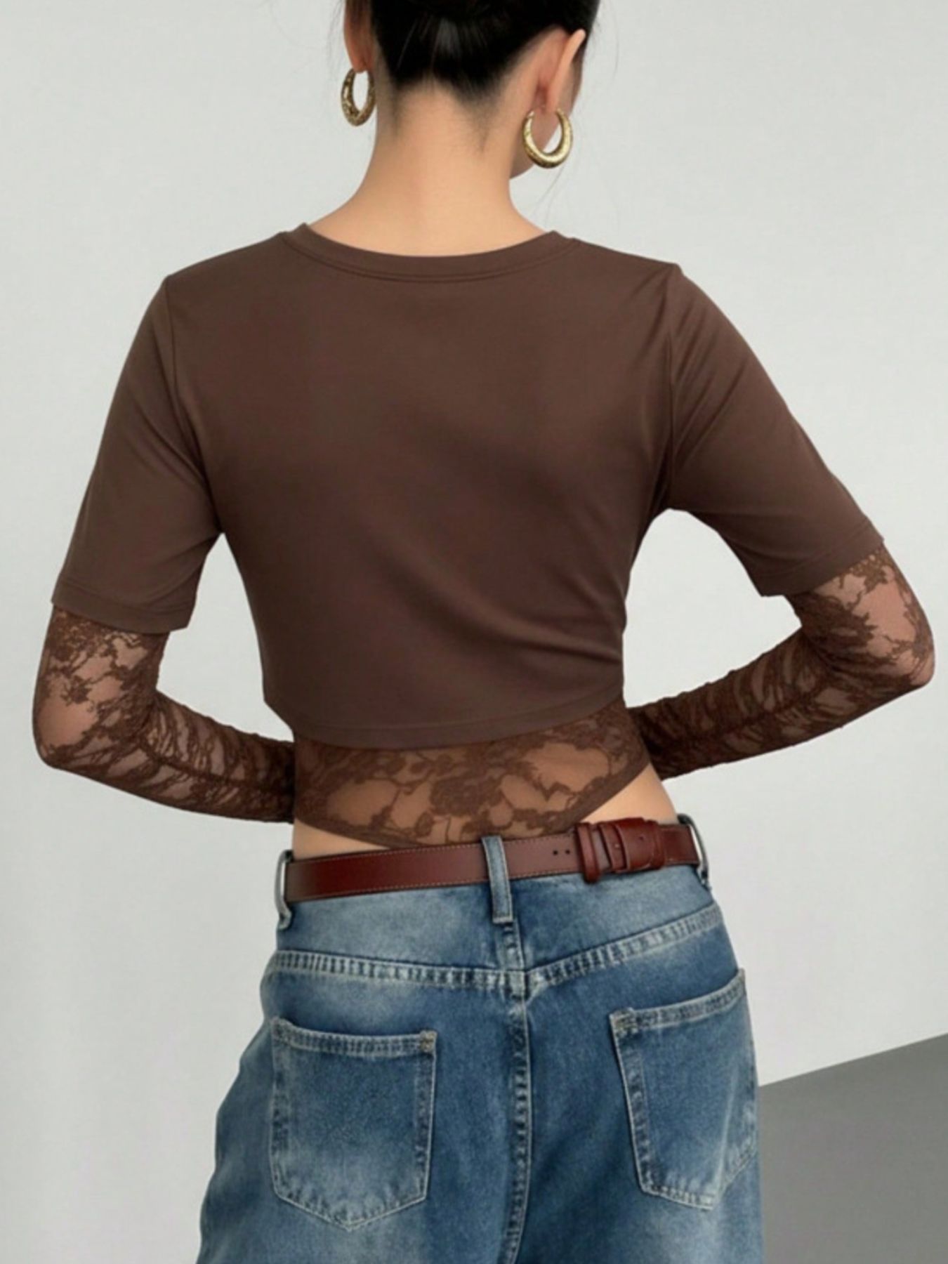 Claire Lace Patchwork Bodysuit - Be Juliet