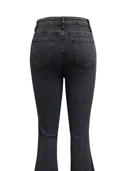 Delphine Flare Jeans – Classic Wash - Be Juliet