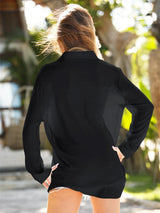 Pocketed Dropped Shoulder Cover Up - Be Juliet