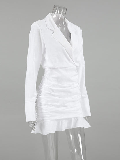Camille Blazer Mini Dress - Be Juliet