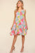 Haptics Full Size Babydoll Floral Patchwork Dress with Side Pockets - Be Juliet
