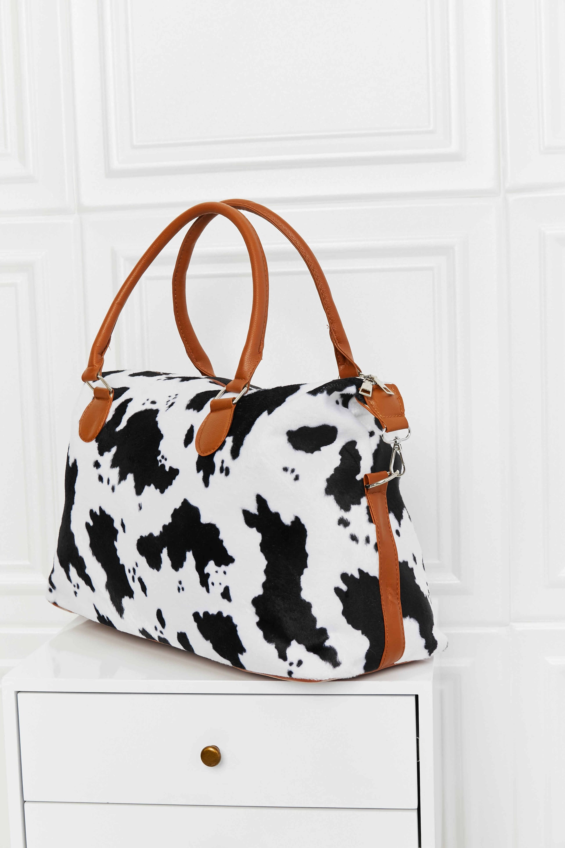 Leona Animal Print Brushed Weekender Bag - Be Juliet