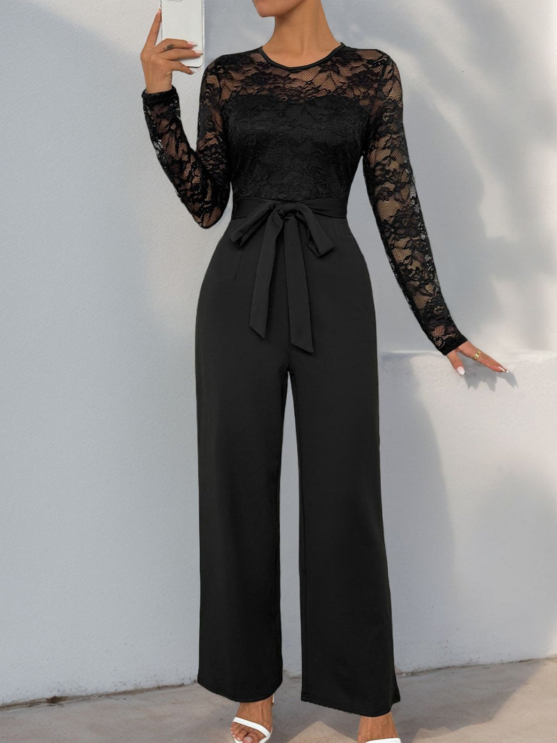 Steffi Lace Long Sleeve Jumpsuit