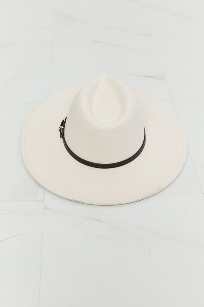 Fame Keep It Classy Fedora Hat - Beige, lifestyle styled on model - Be Juliet