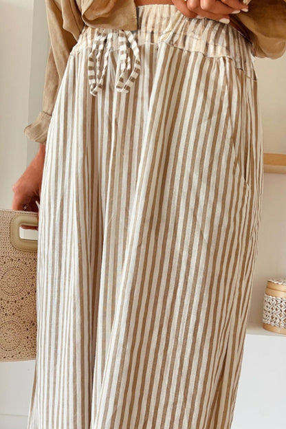 Sophie Striped Wide Leg Pants - Be Juliet