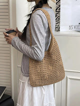Knitted Crochet Shoulder Bag - Be Juliet