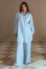 Calin Wide Leg Linen Pants – Final Sale
