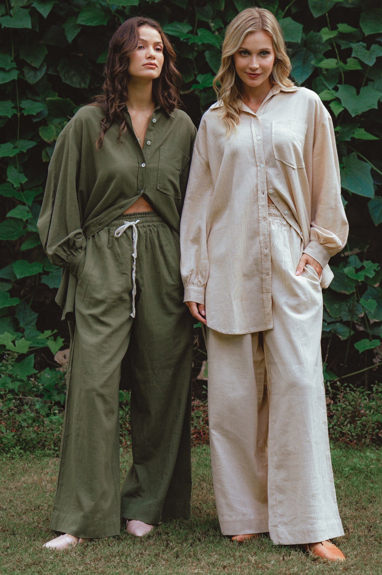 Calin Wide Leg Linen Pants – Final Sale - Be Juliet