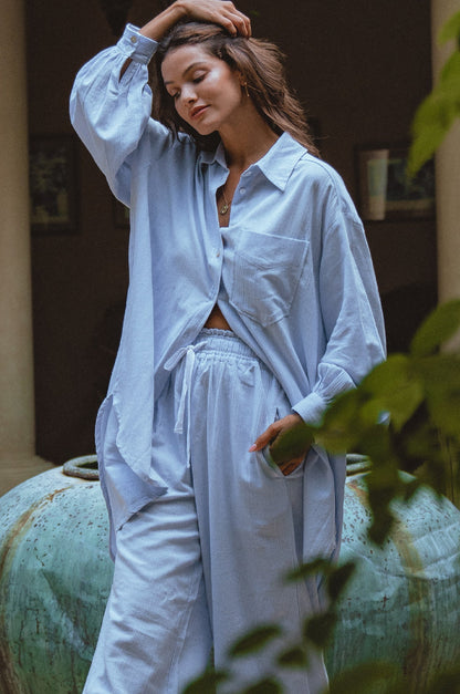 Calin Wide Leg Linen Pants – Final Sale - Be Juliet