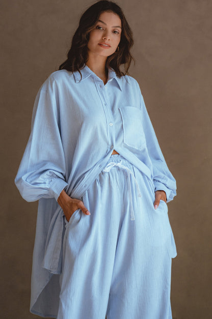 Calin Wide Leg Linen Pants – Final Sale - Be Juliet