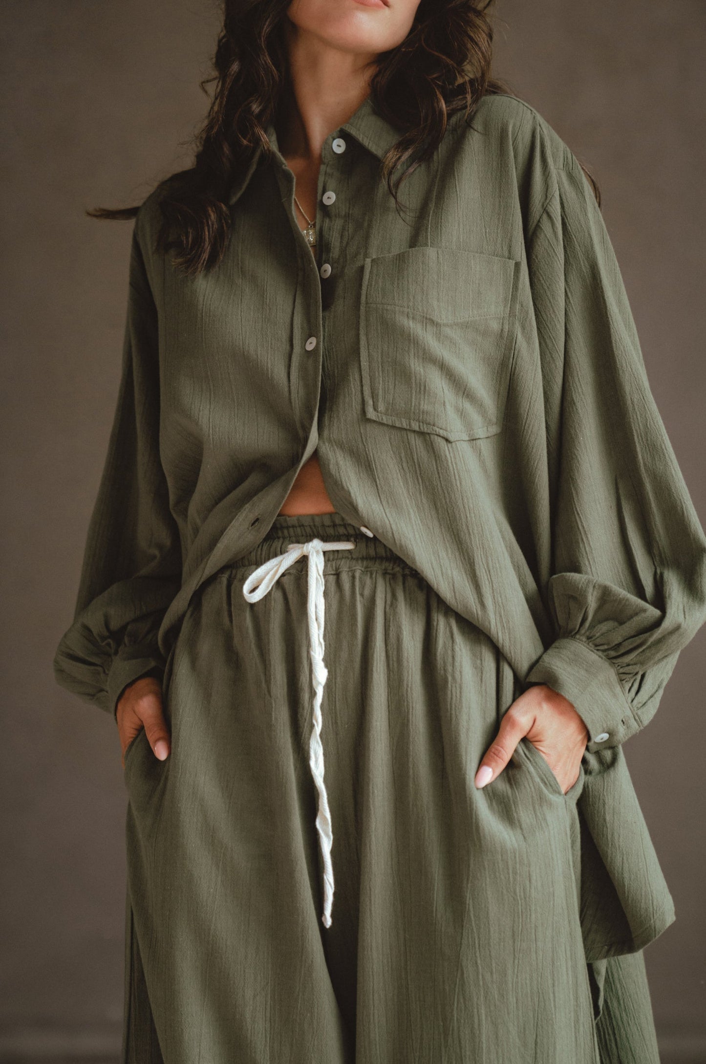 Calin Wide Leg Linen Pants – Final Sale - Be Juliet