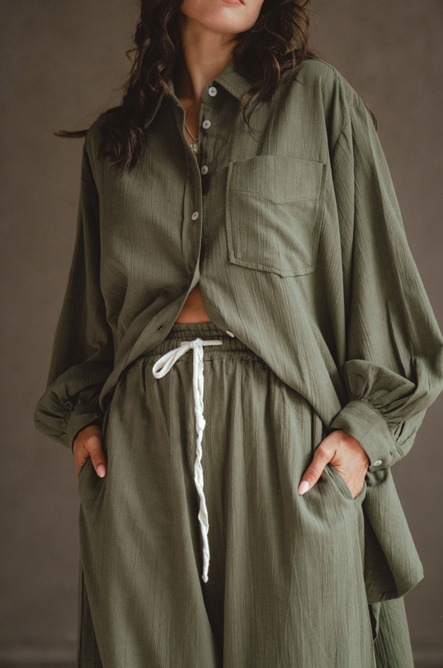 Calin Wide Leg Linen Pants – Final Sale - Be Juliet