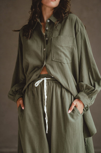 Calin Wide Leg Linen Pants – Final Sale - Be Juliet