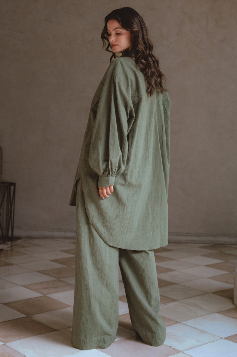 Calin Wide Leg Linen Pants – Final Sale