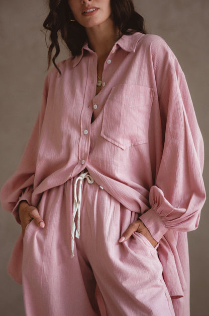 Calin Wide Leg Linen Pants – Final Sale - Be Juliet