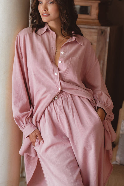 Calin Wide Leg Linen Pants – Final Sale - Be Juliet