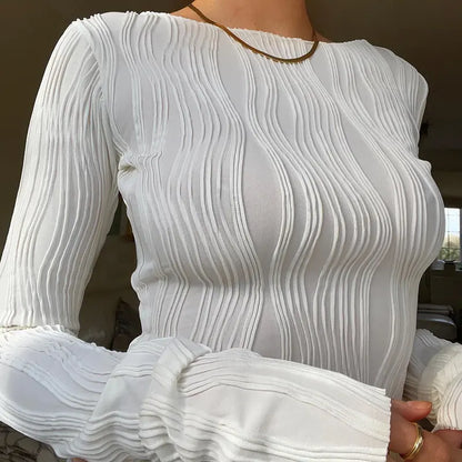 Contrast Long Sleeve Tee - Be Juliet