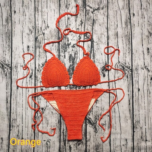 Pattern Knitting Crochet Bikinis | Bikinis Set Handmade Crochet -