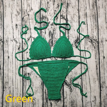 Pattern Knitting Crochet Bikinis | Bikinis Set Handmade Crochet -