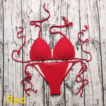Pattern Knitting Crochet Bikinis | Bikinis Set Handmade Crochet -
