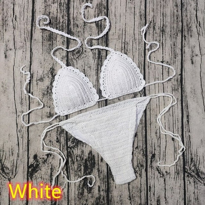 Pattern Knitting Crochet Bikinis | Bikinis Set Handmade Crochet -