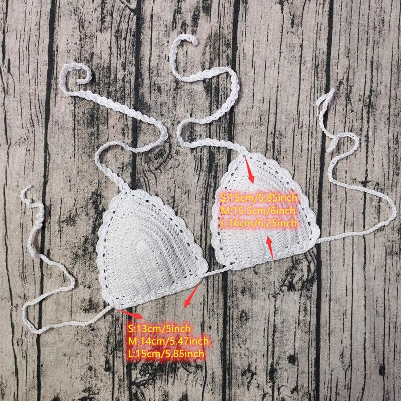 Pattern Knitting Crochet Bikinis | Bikinis Set Handmade Crochet -