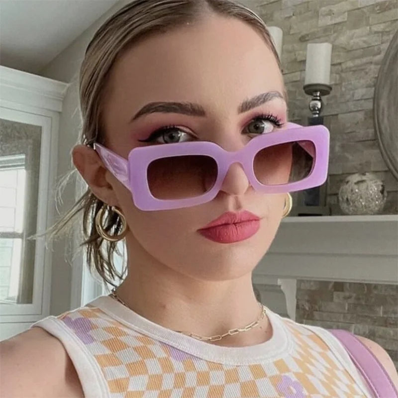 Vintage Rectangle Sunglasses - Be Juliet