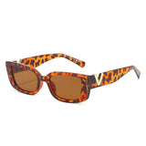 Simone V-Bar Square Sunglasses