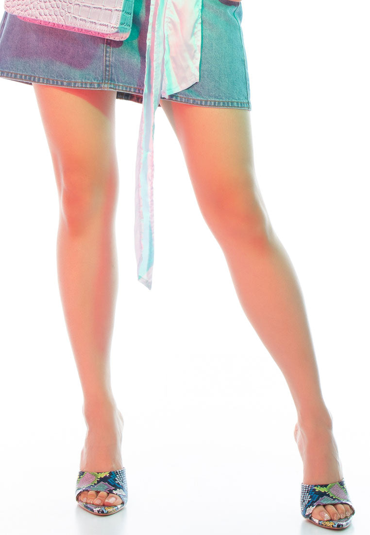 Bottoms Up Strappy Slip-On Stiletto Heels - Be Juliet