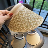 Straw sun visor Hat