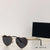 Heart a Luv Sunglasses - 52 mm, side view on model - Be Juliet