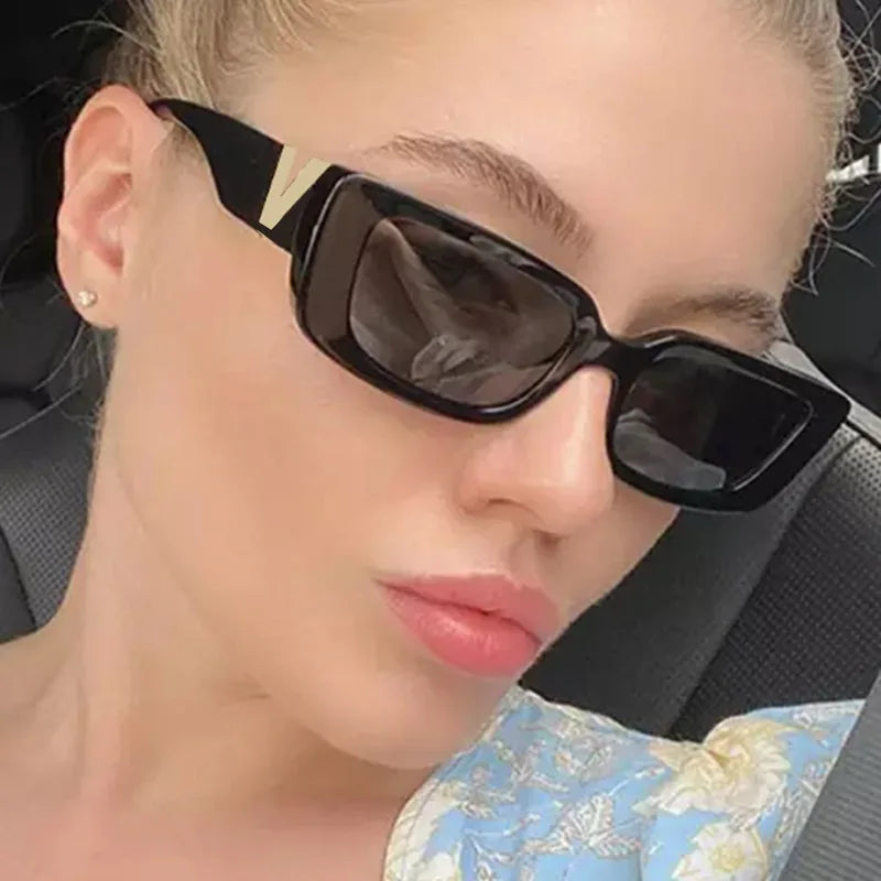 Simone V-Bar Square Sunglasses - Be Juliet