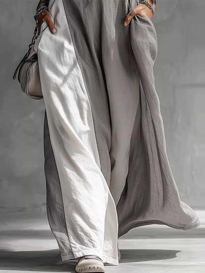 Two-Tone Sleeveless Maxi Dress - Be Juliet