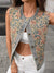 Margot Floral Embroidered Denim Vest - Be Juliet